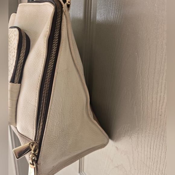 FURLA Genuine Python Embossed One Shoulder Bag Pony Style Authentic Luxury - Picture 8 of 15